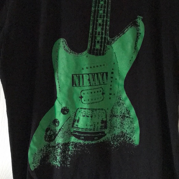 Nirvana grunge punk guitar tee - Picture 2 of 5